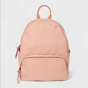 Plush Canvas Dome Backpack